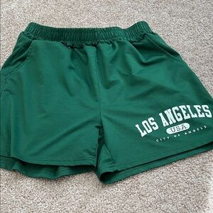 Green  Mens Shorts